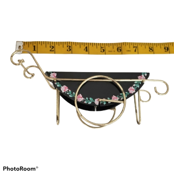 Vintage 60's Cosmetics Holder Mini Cart - Picture 6 of 6